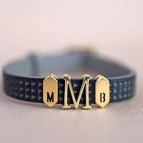 NWT Keep Collective Geo Brushed Gold Letter "I" - Picture 4 of 4